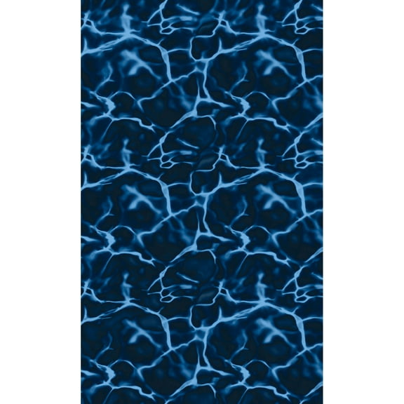 Blue Wave Evening Bay 18x33-ft Oval Standard Gauge Overlap Liner - 48/54-in