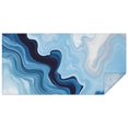 thumbnail image 1 of Blue Wave Marble Pattern Rectangle Tablecloth 60"x120",Waterproof Polyester Rectangle Table Cloth, Wipeable Spillproof Polyester Tablecloth for Dining, Camping, Indoor and Outdoor, 1 of 6