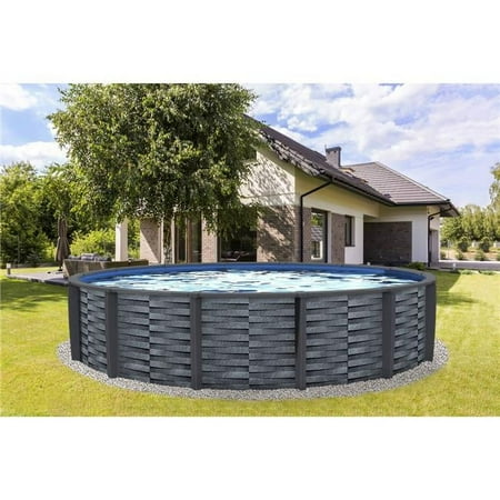 Blue Wave Metal-Walled Above Ground 18' x 52” Round Pool