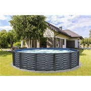 Blue Wave NB19830 18 ft. x 52 in. Pool Affinity Round AG Pool, Gray