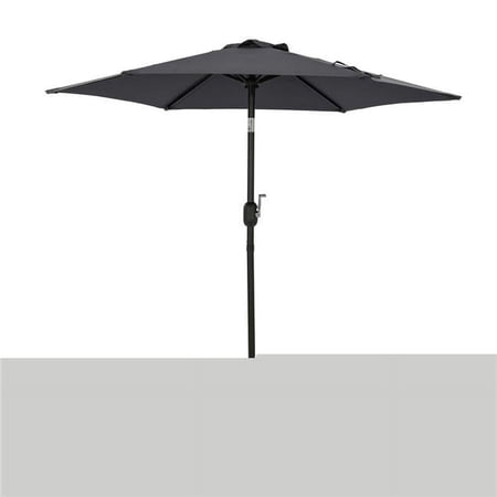 Blue Wave NU6827 7.5 ft. Bistro Polyester Hexagon Market Umbrella, Slate Grey