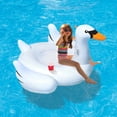 thumbnail image 1 of Blue Wave Products Elegant Giant Swan 73" Inflatable Ride-On Pool Float, 1 of 3