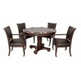 thumbnail image 1 of Blue Wave Products NG2348W Bridgeport 2 In 1 Poker Game Table Set - Walnut, 1 of 1