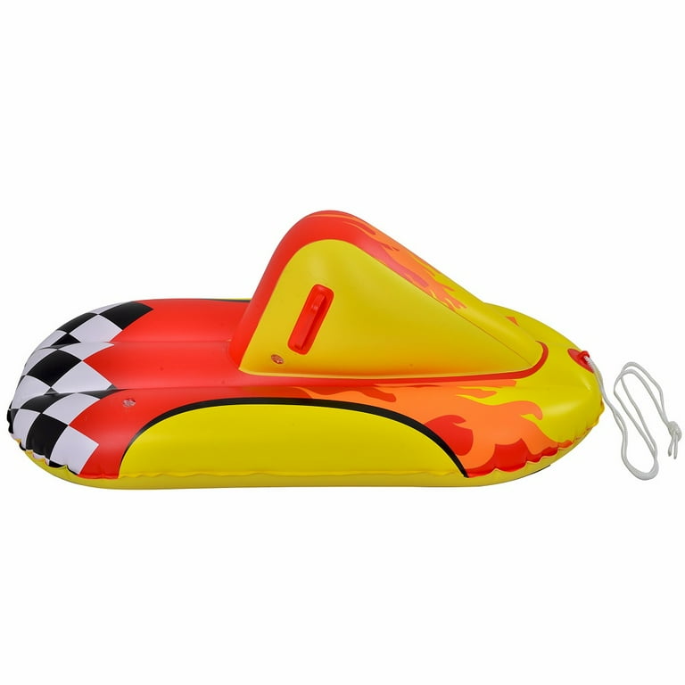Blue Wave Sports Thunderbolt 44 In. Inflatable Snow Sled Rider Blue Wave Sports Thunderbolt 44 In. Inflatable Snow Sled Rider