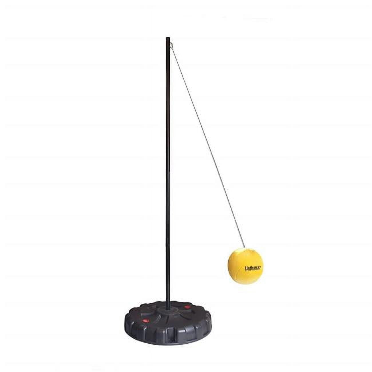 Blue Wave Tetherball Set with Fillable Base Black & Yellow