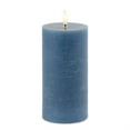 thumbnail image 1 of Blue Wax 3D Flameless Pillar Candles, 1 of 6