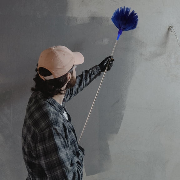 Milisten Reusable Spider Web Brush for Efficient Dust Removal on Ceiling Fans