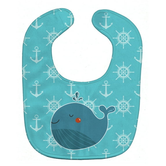 Blue Whale Baby Bib