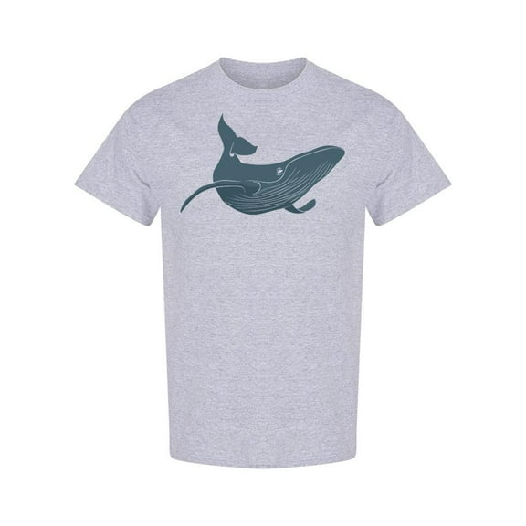 Blue Whale  Design T-Shirt Men -Image by Shutterstock, Male Medium