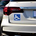 thumbnail image 1 of Blue Wheelchair Handicap Symbol Wheelchair Disabled Car Magnet Magnetic Sticker Decal - 2 Pack Reflective 6" - for Auto Truck Van Reusable Waterproof, 1 of 4