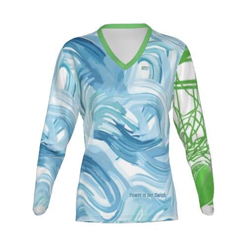 Women Go Swish Long Sleeve Graphic Tee, Women's