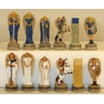 thumbnail image 1 of Blue & White Angels Resin Chessmen, 1 of 1