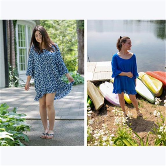 Blue & White Beach Dress