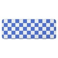 thumbnail image 1 of Blue and White Checkered Pattern Kitchen Rug Mat,Kitchen Runner Rugs Non Skid Washable,Decorative Kitchen Floor Mats for Kitchen,Sink,Laundry,17"x47.2", 1 of 7