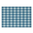 thumbnail image 1 of Blue and White Cutting Board, Tartan Classic Abstract Checkered Traditional Scottish Geometric Squares, Decorative Tempered Glass Cutting and Serving Board, Small Size, Blue and White, by Ambesonne, 1 of 1