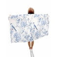 thumbnail image 1 of Blue White Flowers Beach Towels Oversized Super Absorbent, Spring Summer Floral Botanical Lightweight Bath Towel Quick Dry Sets For Bathroom/Pool/Rv Camping/Beach Play/Gym Room/Picnic 31"x62", 1 of 8