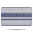 thumbnail image 1 of Blue and White Geometric Striped Pattern Bathroom Rugs Mat,Non Slip Microfiber Bathroom Rug,Rubber Backing,Soft Bathroom Mats for Bathroom Floor,Tub and Shower,17x27in(43x68cm), 1 of 3