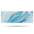 thumbnail image 1 of Blue White Gold Marble Pattern Bathroom Rugs Mat,Non Slip Microfiber Bathroom Rug,Rubber Backing,Soft Bathroom Mats for Bathroom Floor,Tub and Shower,47x17in(120x43cm), 1 of 5