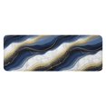 thumbnail image 1 of Blue White Gold Marble Pattern Kitchen Rug Mat,Kitchen Runner Rugs Non Skid Washable,Decorative Kitchen Floor Mats for Kitchen,Sink,Laundry,17"x47.2", 1 of 7