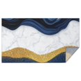 thumbnail image 1 of Blue White Gold Marble Pattern Rectangle Tablecloth 60"x102",Waterproof Polyester Rectangle Table Cloth, Wipeable Spillproof Polyester Tablecloth for Dining, Camping, Indoor and Outdoor, 1 of 6