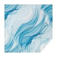 thumbnail image 1 of Blue White Gold Marble Pattern Square Tablecloth,Waterproof Square Table Cover,Wipeable Spillproof Washable Table Cover for Home Kitchen Party Decor 42"X42"(107x107cm), 1 of 6