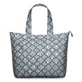 thumbnail image 1 of Blue and White Intricate Pattern Travel Tote Bags for Women Carry On,Large Weekender Bags for Women Travel,Multi Functional Duffle Bag for Work,Shopping,Sports, 1 of 5