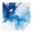 thumbnail image 1 of Blue White Marble Pattern Square Tablecloth,Waterproof Square Table Cover,Wipeable Spillproof Washable Table Cover for Home Kitchen Party Decor 52"x52"(132x132cm), 1 of 6