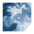 thumbnail image 1 of Blue White Marble Pattern Square Tablecloth,Waterproof Square Table Cover,Wipeable Spillproof Washable Table Cover for Home Kitchen Party Decor 52"x52"(132x132cm), 1 of 6