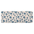 thumbnail image 1 of Blue White Mushroom Light Pink Pattern Kitchen Rug Mat,Kitchen Runner Rugs Non Skid Washable,Decorative Kitchen Floor Mats for Kitchen,Sink,Laundry,17"x47.2", 1 of 7