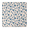 thumbnail image 1 of Blue White Mushroom Light Pink Pattern Square Fitted Tablecloth with Elastic Edge,Square Table Cover,Washable Elastic Table Cover for Home Kitchen Party Decor 34"x34", 1 of 6