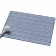 Blue White Pixels Area Rug, Modern Contemporary Abstract Boho Non-Slip ...
