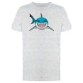 thumbnail image 1 of Blue White Shark T-Shirt Men -Image by Shutterstock, Male XX-Large, 1 of 2