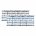thumbnail image 1 of Blue White Stripe Curtain Valances for Windows, Kitchen Valance Window Treatments Panel 2 Pack, Modern Abstract Geometric Stripes Rod Pocket Short Curtains for Bathroom Bedroom 60 x 18 Inch, 1 of 8