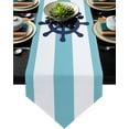 thumbnail image 1 of Blue White Striped Rudder Table Runner Country Wedding Decor Cake Tablecloth Placemat Dinning Table Decoration Table Runners, 1 of 5