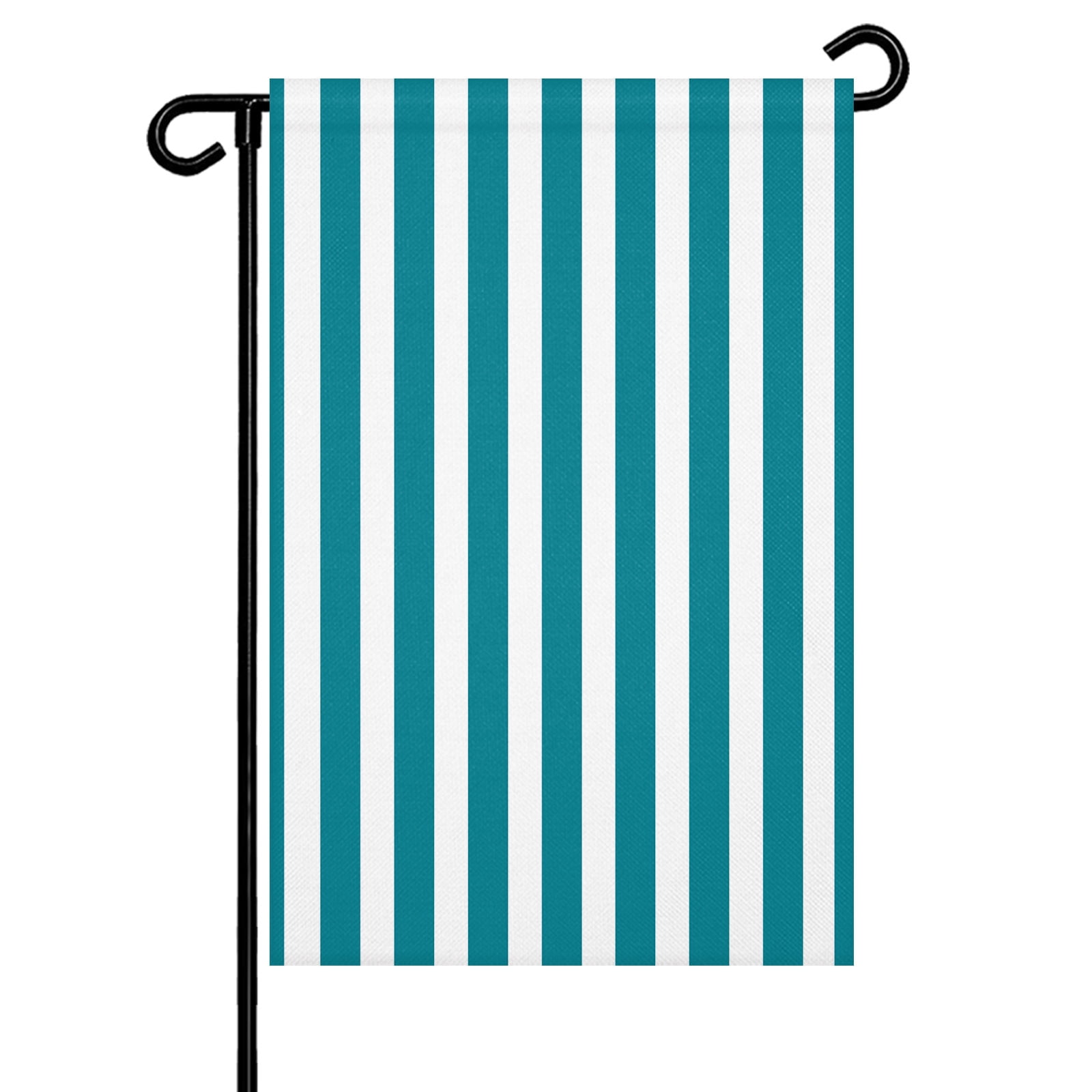 Blue White Stripes Garden Flag 12x18 Inch Simple Classic Modern Striped ...