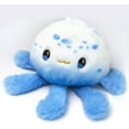 thumbnail image 1 of Blue and White Stuffed Sea Animal, Jellyfish Plush Toy,Ocean Stuffed Animals Toys for Ocean Lovers, Unique Cute Gift, Bedroom Decor, Birthday Gift (11.8 Inch), 1 of 5