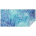 thumbnail image 1 of Blue White Tie Dye Cracked Pattern Rectangle Tablecloth 60"x120",Waterproof Polyester Rectangle Table Cloth, Wipeable Spillproof Polyester Tablecloth for Dining, Camping, Indoor and Outdoor, 1 of 6
