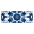 thumbnail image 1 of Blue White Tie Dye Mandala Pattern Kitchen Rug Mat,Kitchen Runner Rugs Non Skid Washable,Decorative Kitchen Floor Mats for Kitchen,Sink,Laundry,17"X47", 1 of 5