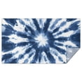 thumbnail image 1 of Blue White Tie Dye Mandala Pattern Rectangle Tablecloth 60"x102",Waterproof Polyester Rectangle Table Cloth, Wipeable Spillproof Polyester Tablecloth for Dining, Camping, Indoor and Outdoor, 1 of 6