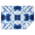thumbnail image 1 of Blue White Tie Dye Mandala Pattern Rectangle Tablecloth 60"x84",Waterproof Polyester Rectangle Table Cloth, Wipeable Spillproof Polyester Tablecloth for Dining, Camping, Indoor and Outdoor, 1 of 3