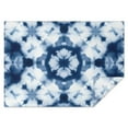 thumbnail image 1 of Blue White Tie Dye Mandala Pattern Rectangle Tablecloth 60"x84",Waterproof Polyester Rectangle Table Cloth, Wipeable Spillproof Polyester Tablecloth for Dining, Camping, Indoor and Outdoor, 1 of 5