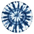 thumbnail image 1 of Blue White Tie Dye Mandala Pattern Round Fitted Tablecloth with Elastic Edge,Dining Table Cover Waterproof,Outdoor Round Tablecloth for Camping,Dining,Indoor and Outdoor, 1 of 7