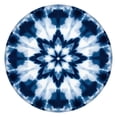 thumbnail image 1 of Blue White Tie Dye Mandala Pattern Round Fitted Tablecloth with Elastic Edge,Dining Table Cover Waterproof,Outdoor Round Tablecloth for Camping,Dining,Indoor and Outdoor, 1 of 7