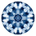 thumbnail image 1 of Blue White Tie Dye Mandala Pattern Round Fitted Tablecloth with Elastic Edge,Dining Table Cover Waterproof,Outdoor Round Tablecloth for Camping,Dining,Indoor and Outdoor, 1 of 7