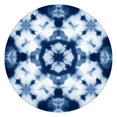thumbnail image 1 of Blue White Tie Dye Mandala Pattern Round Fitted Tablecloth with Elastic Edge,Dining Table Cover Waterproof,Outdoor Round Tablecloth for Camping,Dining,Indoor and Outdoor, 1 of 7