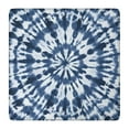 thumbnail image 1 of Blue White Tie Dye Mandala Pattern Square Fitted Tablecloth with Elastic Edge,Square Table Cover,Washable Elastic Table Cover for Home Kitchen Party Decor 36"x36", 1 of 6