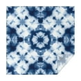 thumbnail image 1 of Blue White Tie Dye Mandala Pattern Square Tablecloth,Waterproof Square Table Cover,Wipeable Spillproof Washable Table Cover for Home Kitchen Party Decor 60"x60"(152x152cm), 1 of 6