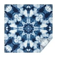 thumbnail image 1 of Blue White Tie Dye Mandala Pattern Square Tablecloth,Waterproof Square Table Cover,Wipeable Spillproof Washable Table Cover for Home Kitchen Party Decor 60"x60"(152x152cm), 1 of 6