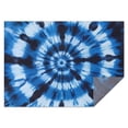 thumbnail image 1 of Blue White Tie Dye Spiral Pattern Rectangle Tablecloth 60"x84",Waterproof Polyester Rectangle Table Cloth, Wipeable Spillproof Polyester Tablecloth for Dining, Camping, Indoor and Outdoor, 1 of 5