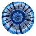 thumbnail image 1 of Blue White Tie Dye Spiral Pattern Round Fitted Tablecloth with Elastic Edge,Dining Table Cover Waterproof,Outdoor Round Tablecloth for Camping,Dining,Indoor and Outdoor, 1 of 7